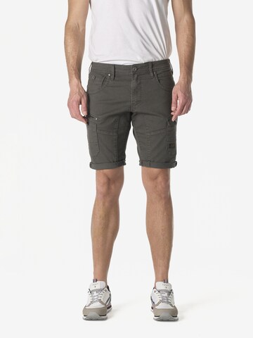 KOROSHI - regular Pantalón vaquero cargo en gris: frente
