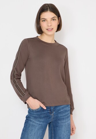 CECIL Sweatshirt in Beige: front