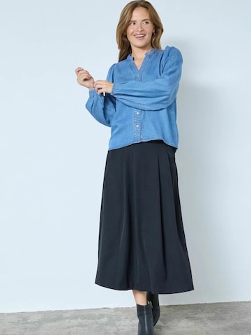 Camicia da donna di co'couture in blu