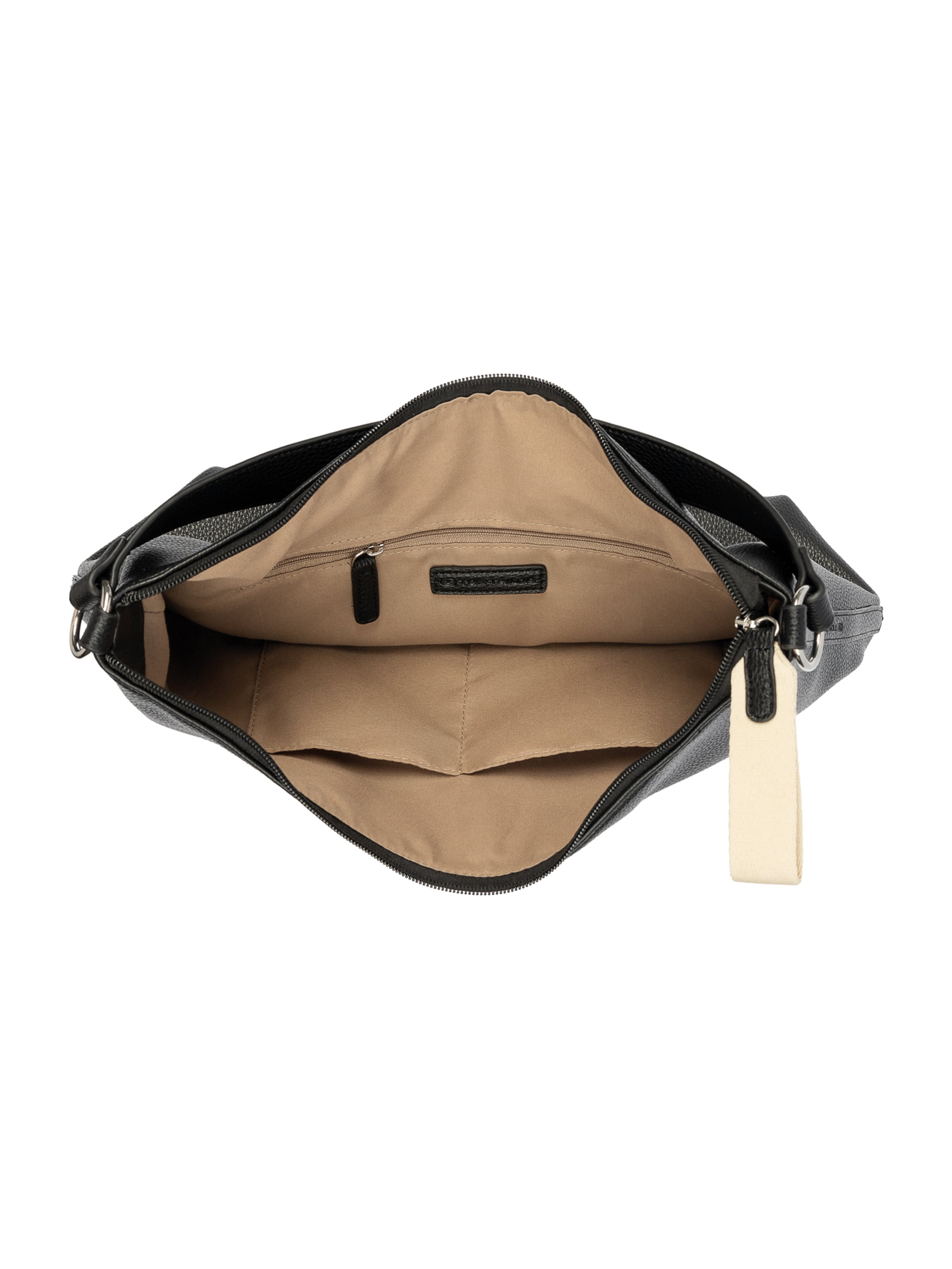 TOM TAILOR - Bolso de hombro 'Fania' en negro