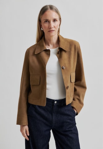 Veste mi-saison 'Noomi' SECOND FEMALE en marron : devant