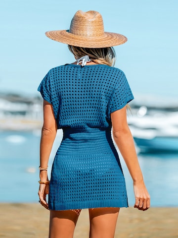 Cupshe Beach Dress 'Mini' in Blue