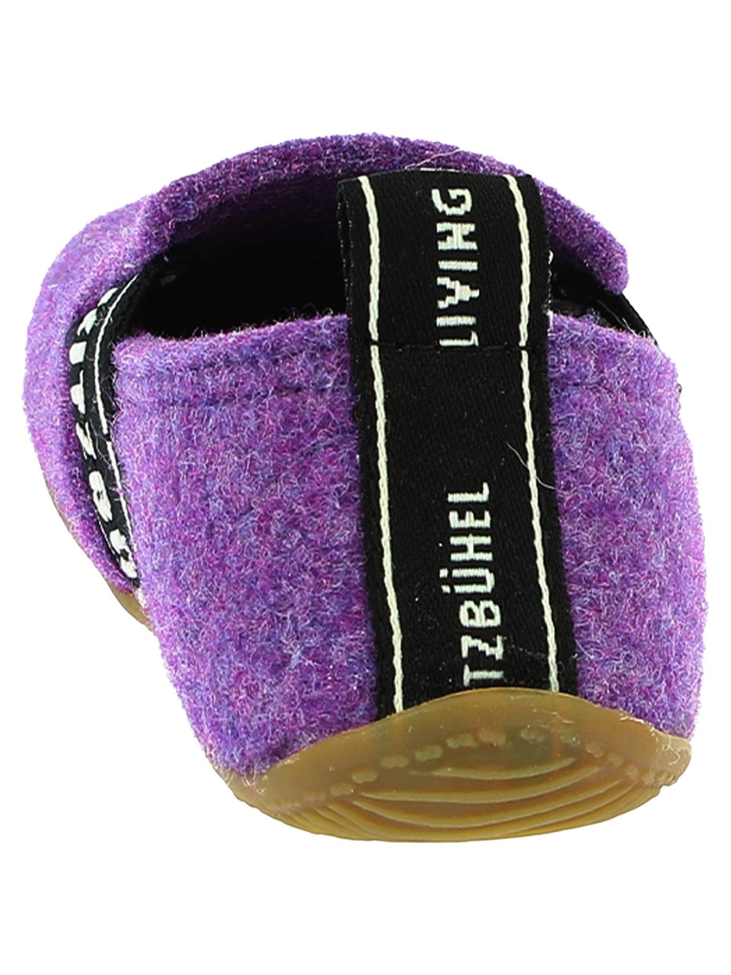 Living Kitzbühel Slipper 'T-Modell Filz' in Purple