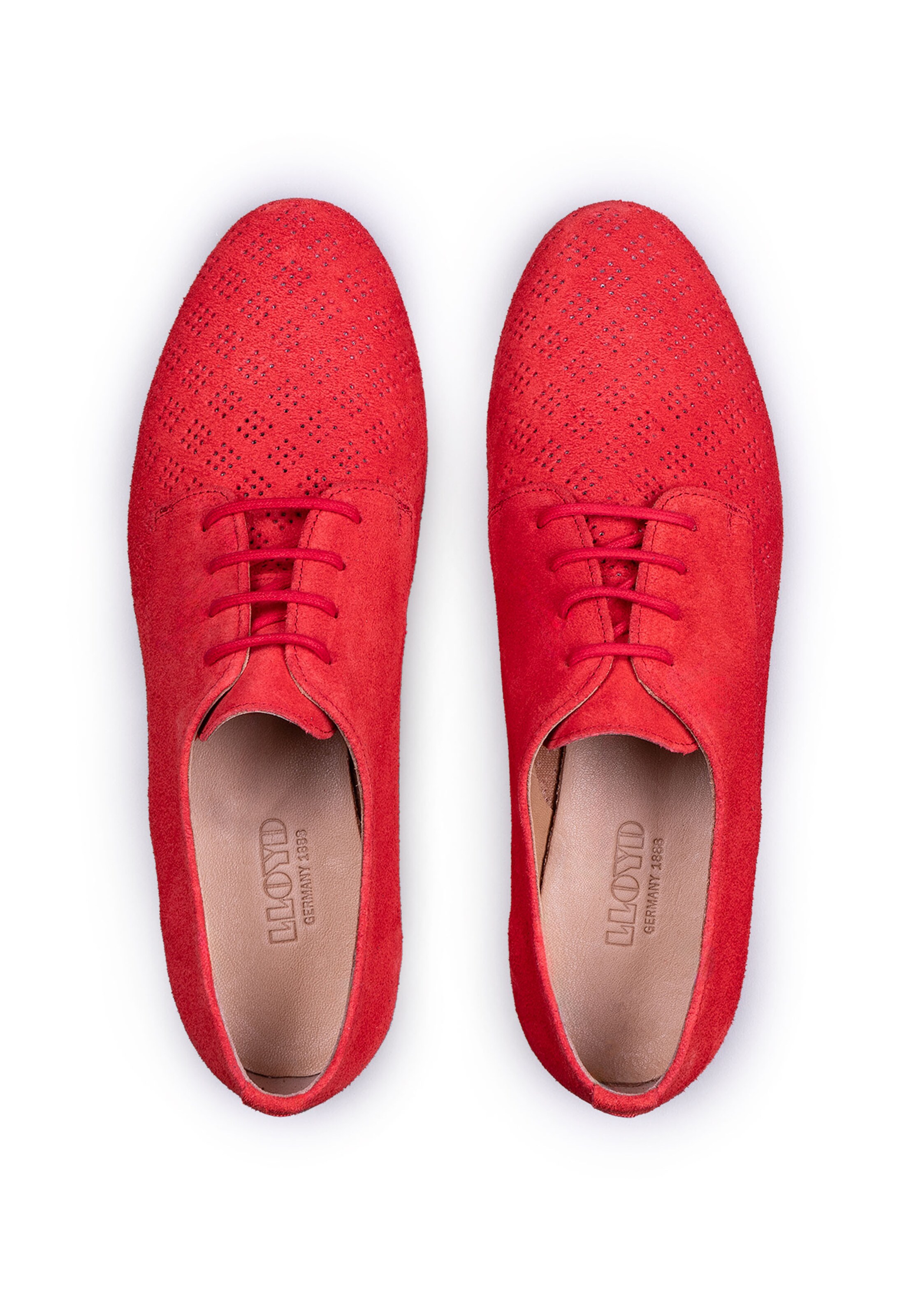 Chaussure à lacets LLOYD en rouge