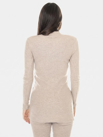 Thinking MU Pullover 'Ivy' i beige