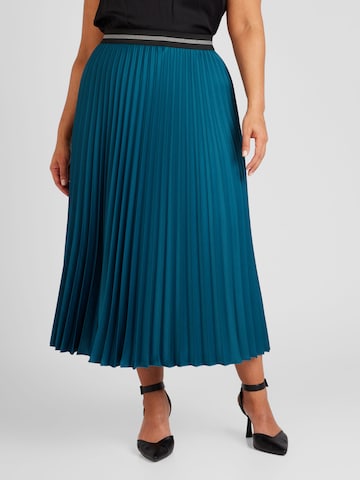 Persona by Marina Rinaldi Skirt in Green: front