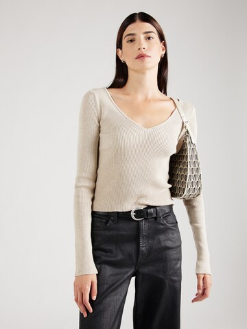 ABOUT YOU Sweater 'Mareike' in Beige: front