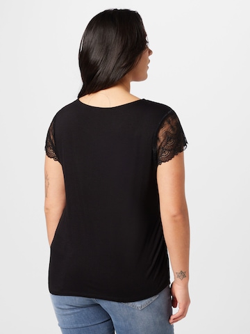 ABOUT YOU Curvy Shirt 'Vanessa' in Zwart