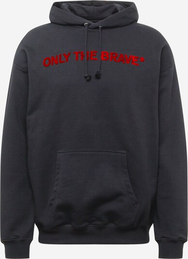 DIESEL Sudadera 'S-UMMERIB-E2' en rojo fuego / negro / blanco, Vista del producto