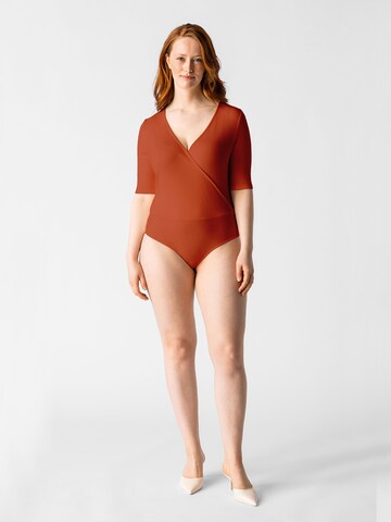 Les Lunes Shirt body 'Zoey' in Oranje