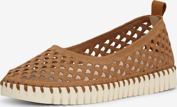 Ballerines 'TULIP3479' ILSE JACOBSEN en marron : devant