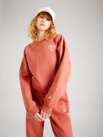 JordanSweater majica - crvena boja: prednji dio