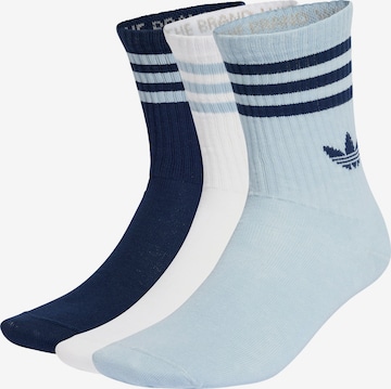 Chaussettes ADIDAS ORIGINALS en bleu : devant