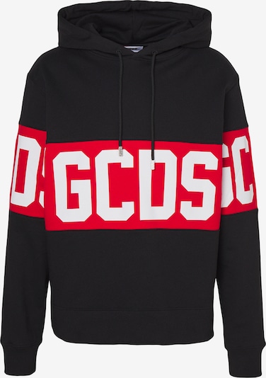 Megztinis be užsegimo iš GCDS, spalva – raudona / juoda / balta, Prekių apžvalga