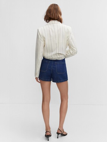 MANGO Regular Shorts in Blau