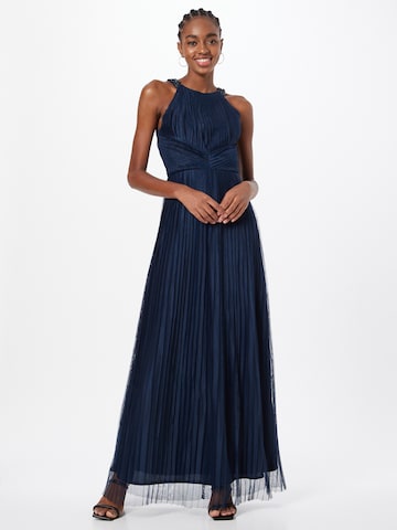 Coast Evening Dress in Blue: front