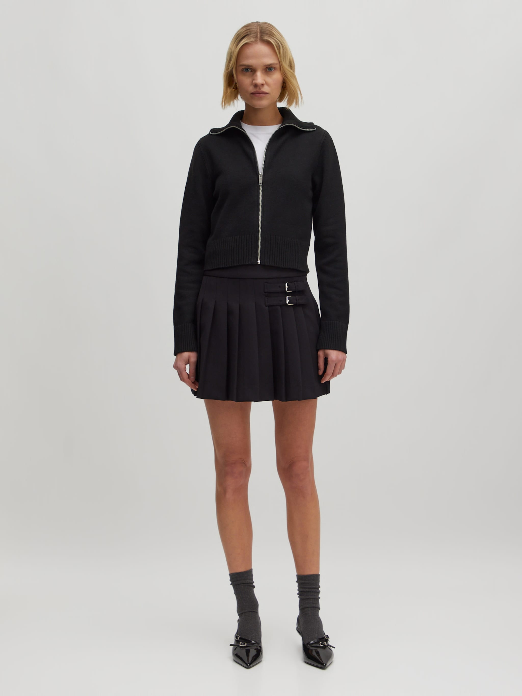 EDITED Produkte Strickjacke 'Uli' schwarz