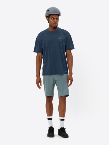 VAUDE Functioneel shirt 'Cyclist' in Blauw