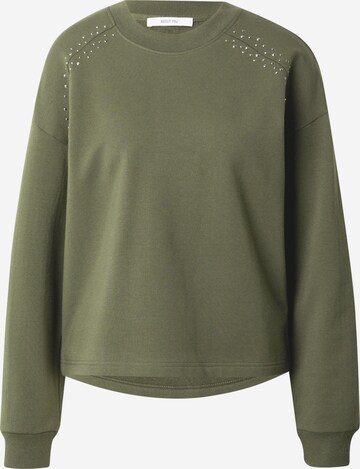 Sweat-shirt 'Mina' ABOUT YOU en vert : devant