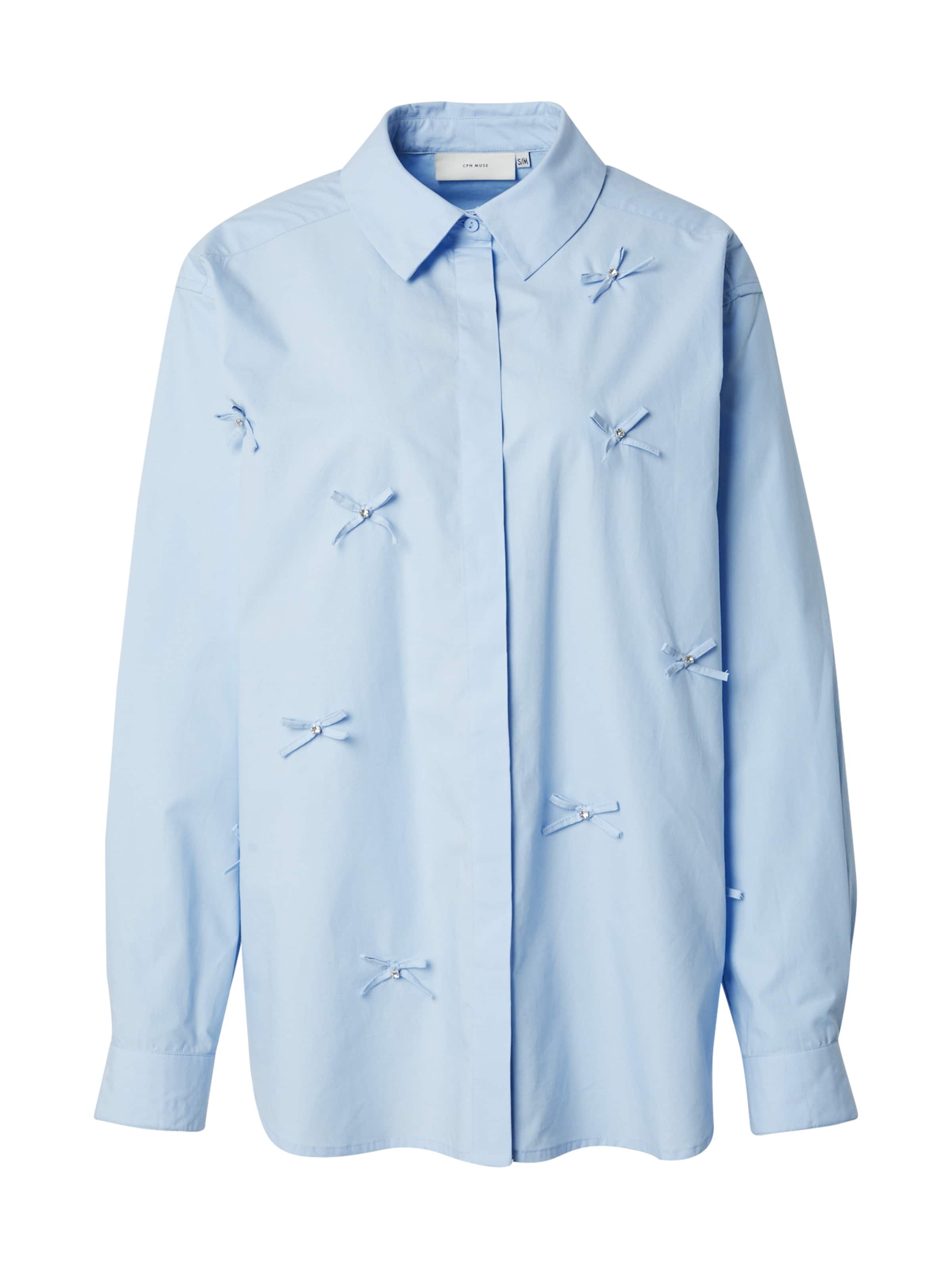 Bluză 'VATAN' de la Cph Muse pe albastru: față