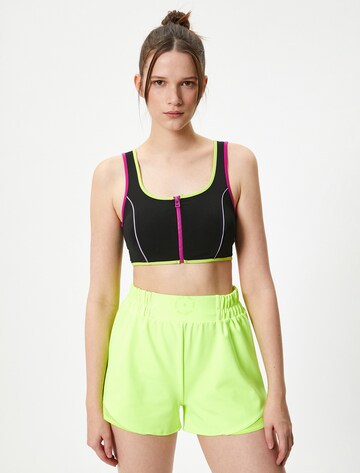 Koton Bralette Bra in Black: front