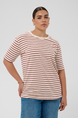 KAFFE CURVE - Camiseta 'KCWinni' en blanco: frente