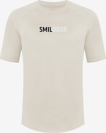 T-Shirt 'Powerfit Pro' Smilodox en blanc : devant