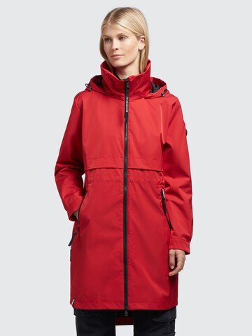 khujo Between-Seasons Coat 'Ariana2' in Red: front