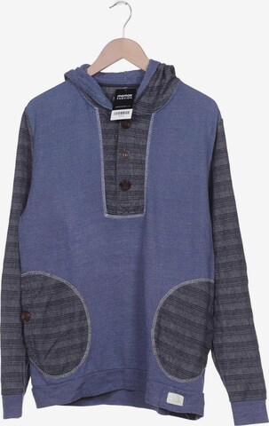 anerkjendt Sweatshirt & Zip-Up Hoodie in L in Blue: front