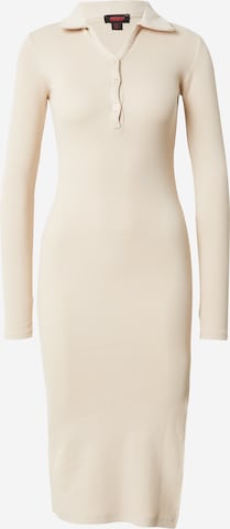 Misspap Dress in Beige: front