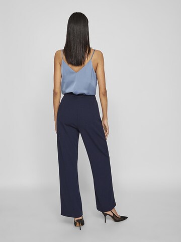 VILA Wide leg Broek in Blauw