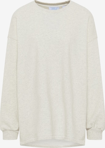 usha BLUE LABEL Sweatshirt in Wit: voorkant