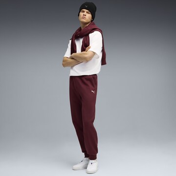 PUMA Tapered Sporthose 'BMW Motorsport Ess+' in Rot