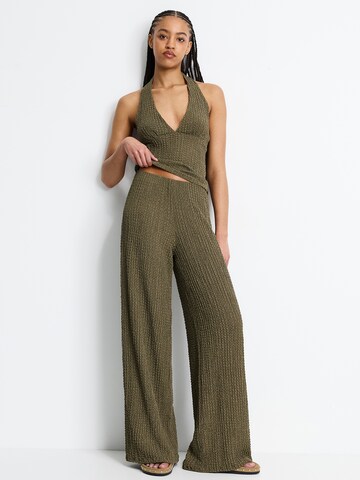 Pull&Bear Loosefit Kalhoty – zelená