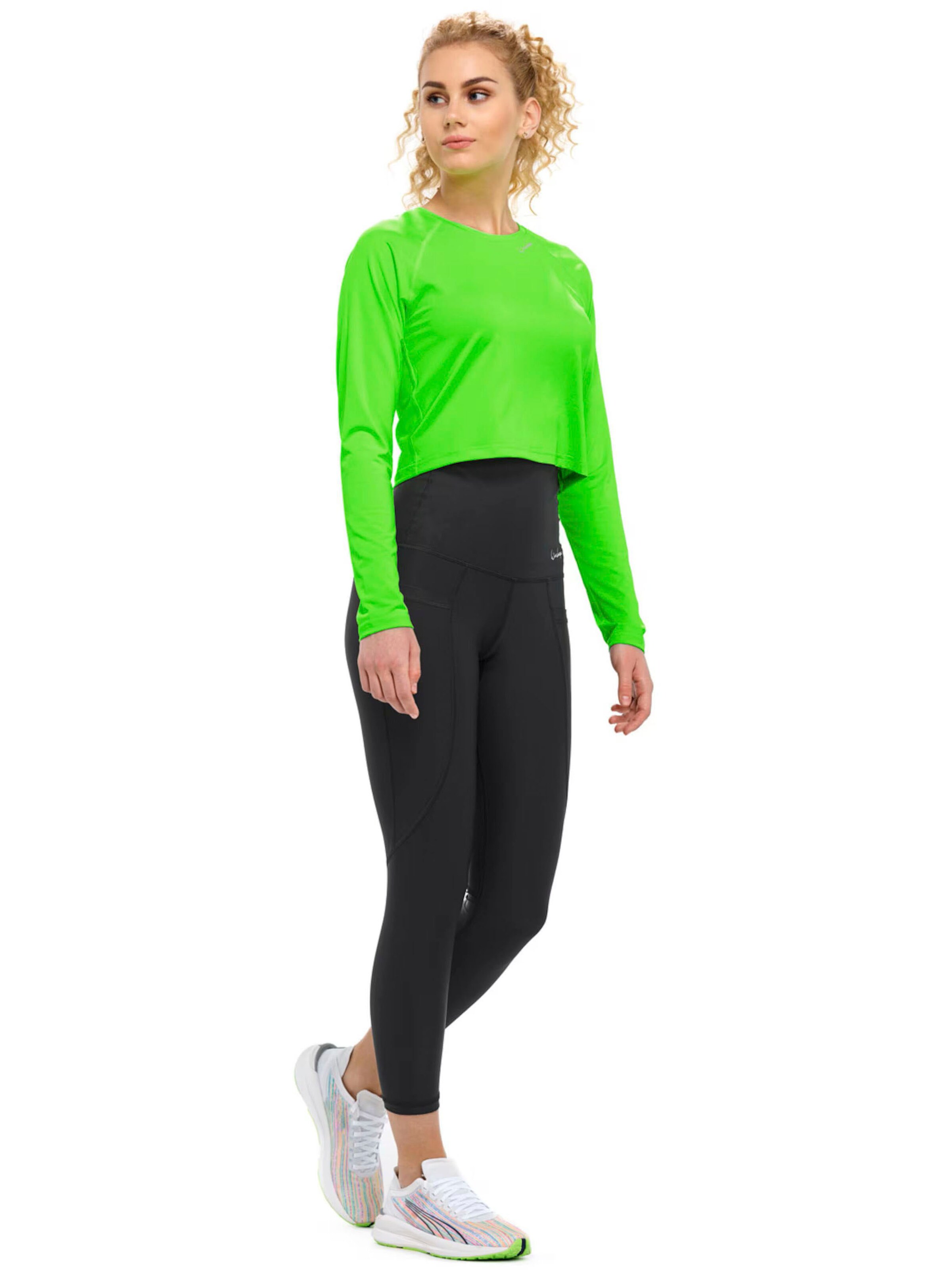 Winshape Skinny Sports trousers ' HWL314 ' in Black