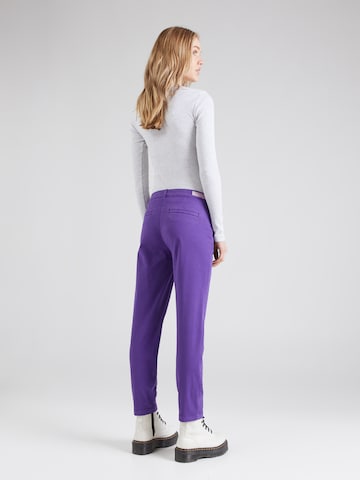 MAC Slimfit Chino hlače 'Summer Spririt' | vijolična barva