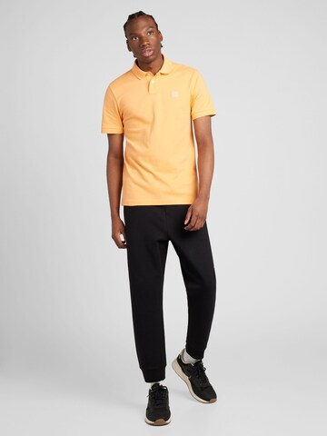 BOSS - Camisa 'Passenger' em laranja