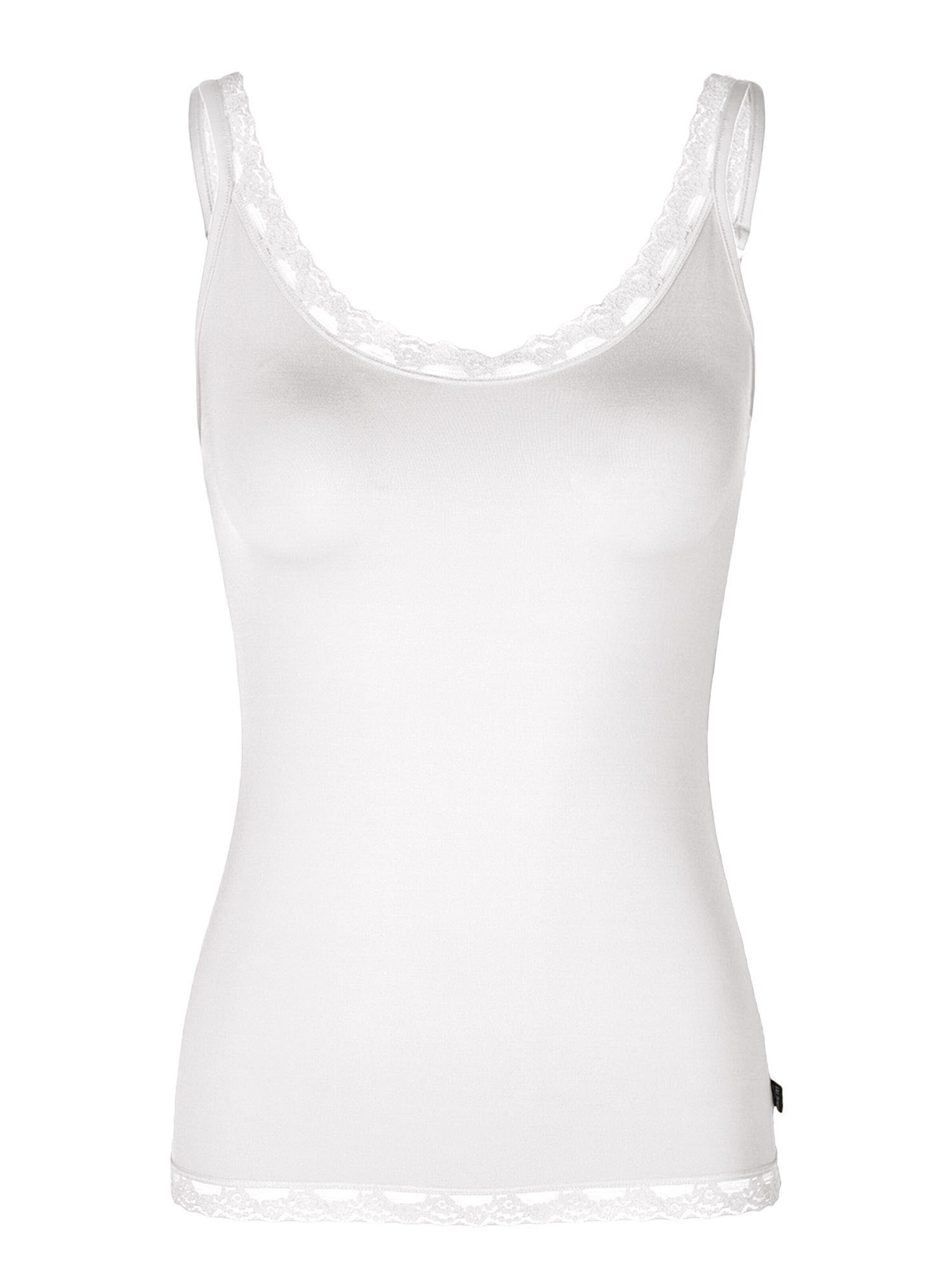 like it! Undershirt 'Olivia' in White: front