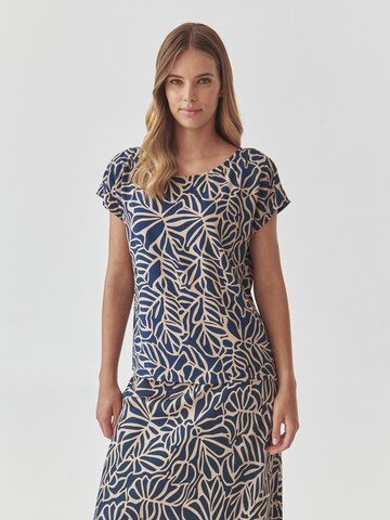 TATUUM Blouse 'Printi' in Blauw: voorkant