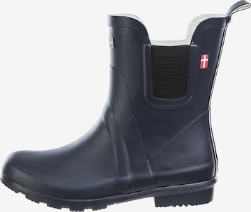 Mols Rubber Boots 'Suburbs' in Blue: front