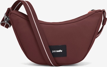 Sac à bandoulière Pacsafe en rouge : devant