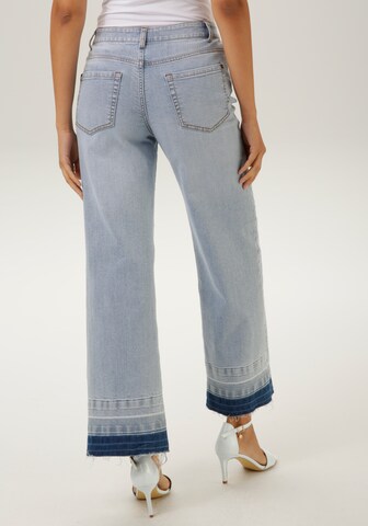 Aniston CASUAL Wide Leg Jeans in Blau