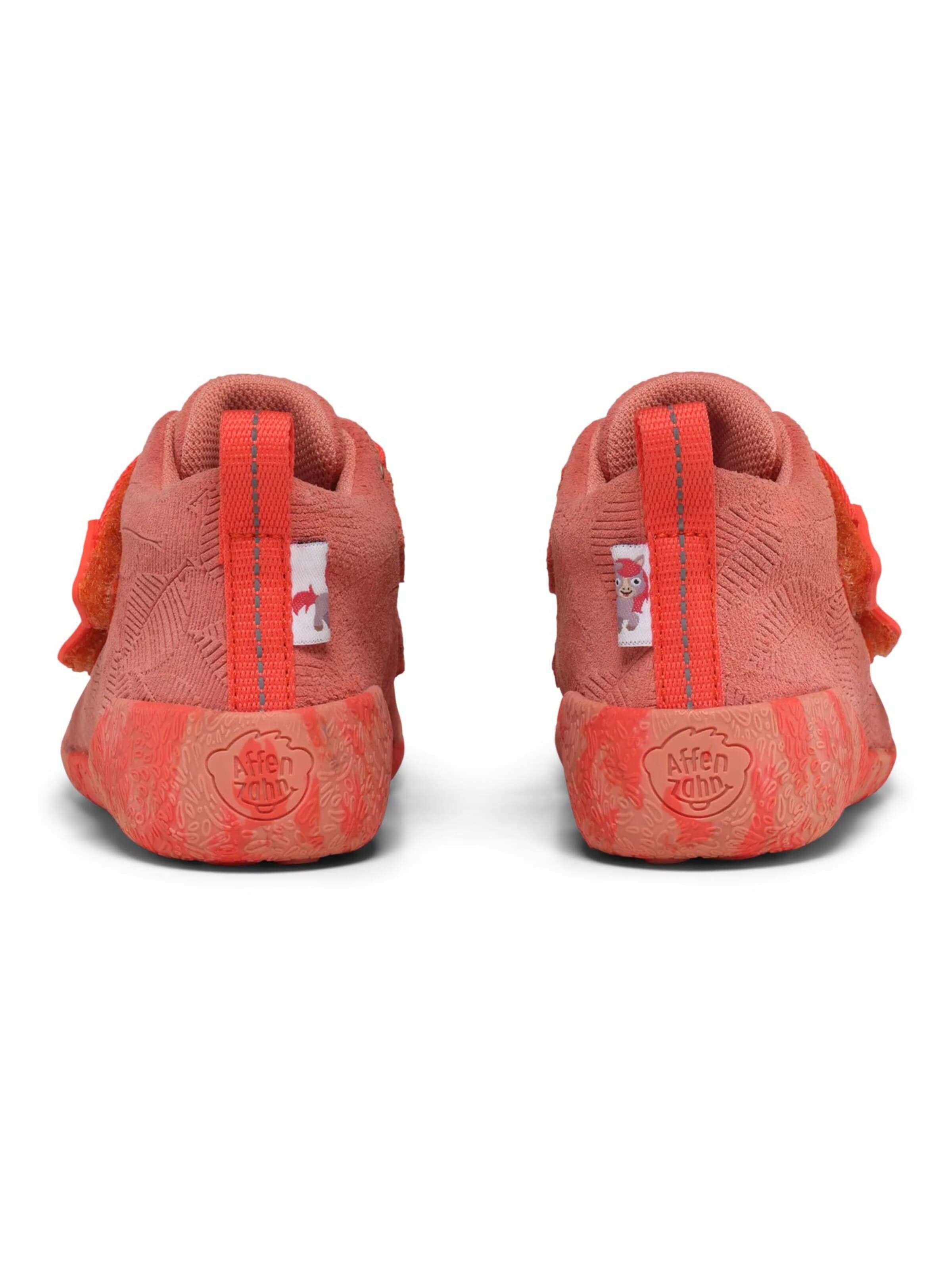 Affenzahn First-Step Shoes 'Lauflernschuh Leder Talky' in Orange