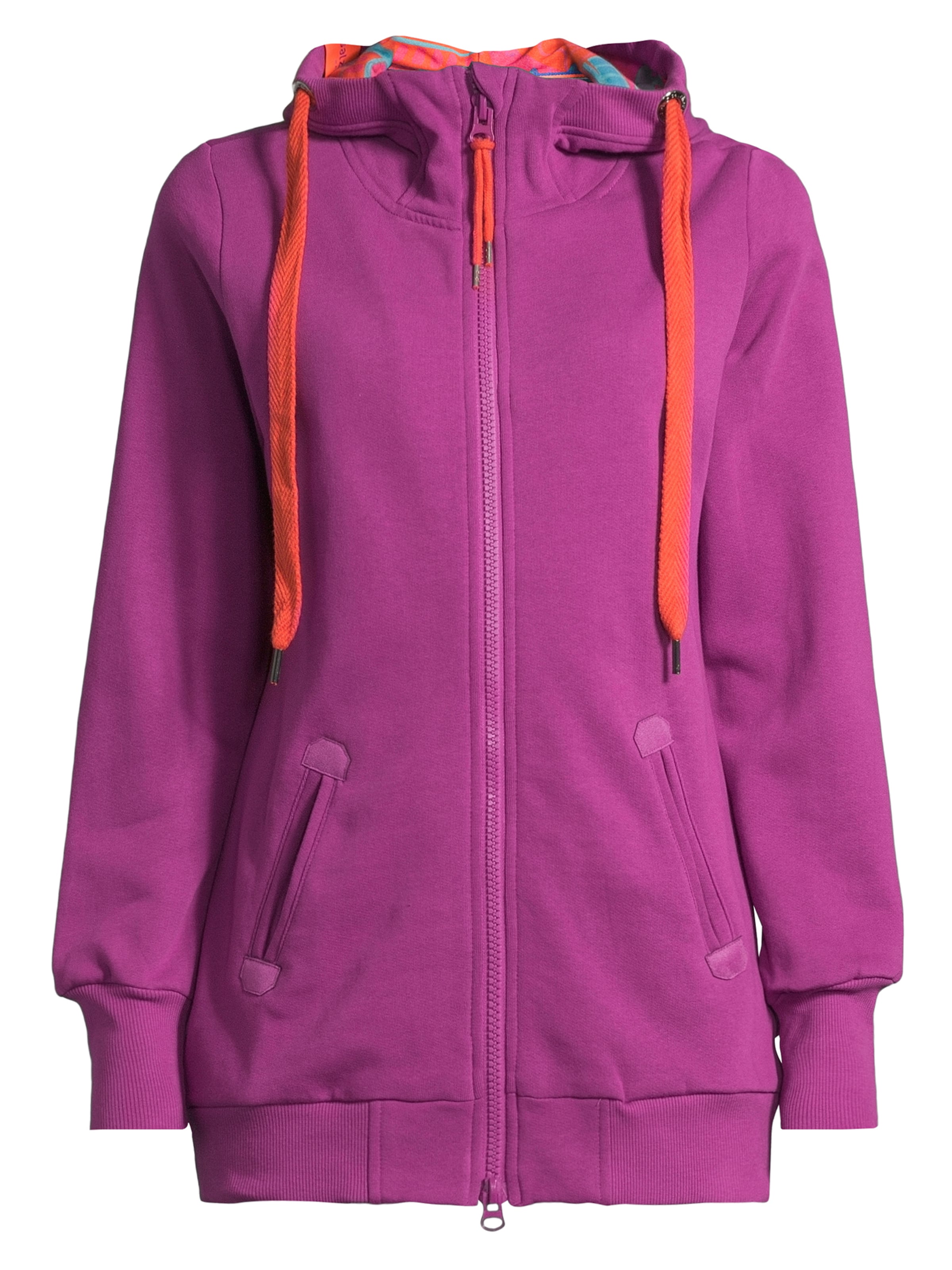 salzhaut Sweatjacke in Lila: Vorderseite