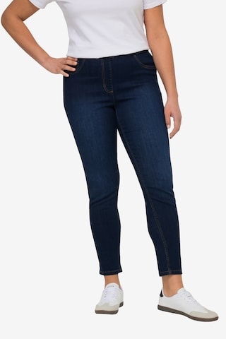 Angel of Style Slimfit Jeans in Blauw: voorkant