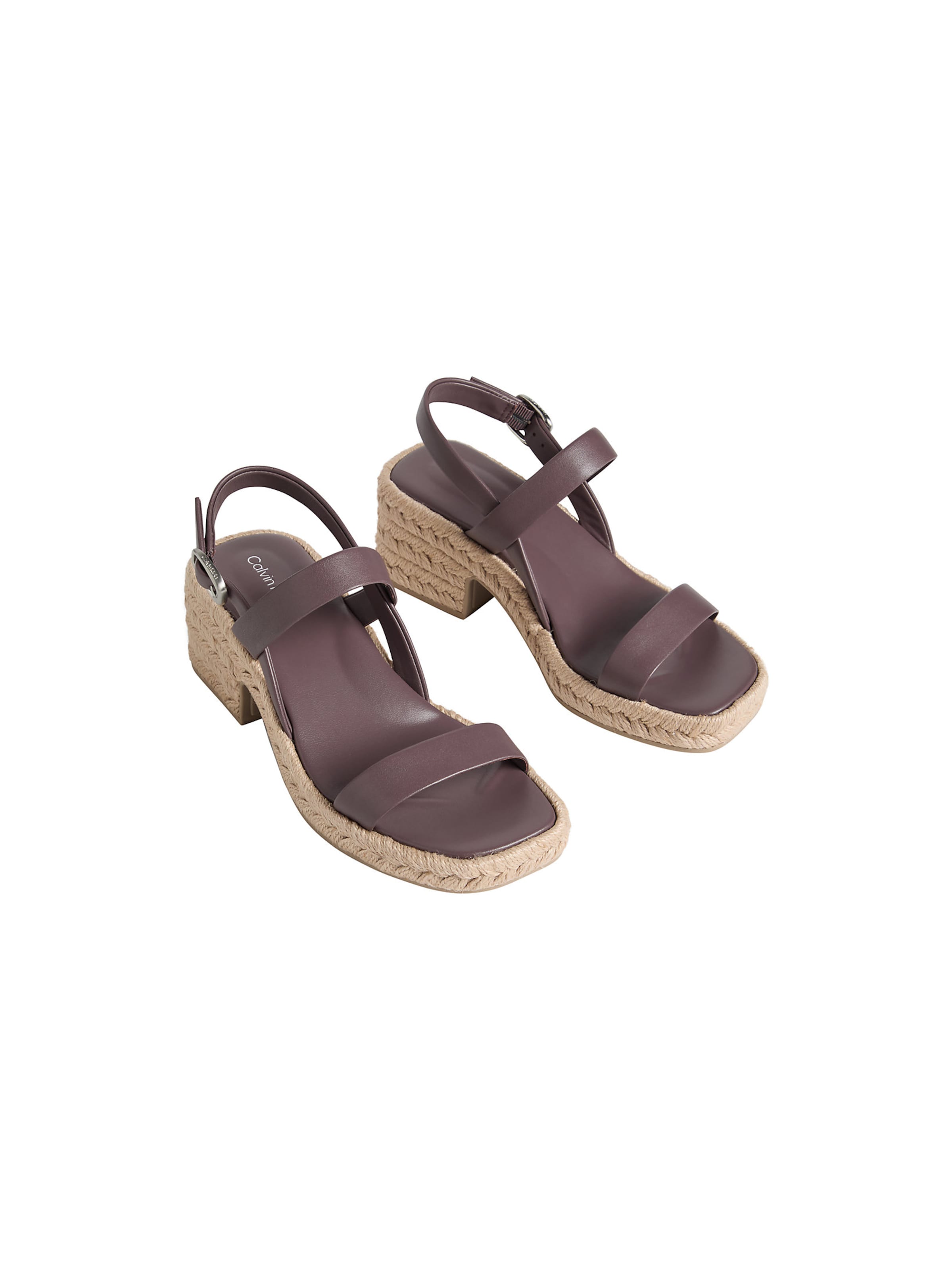 Sandales à lanières 'Beta' Calvin Klein en marron