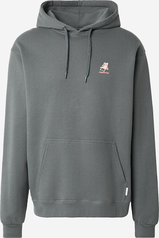 Iriedaily Collegepaita 'Homeoffice' värissä vihreä: etupuoli