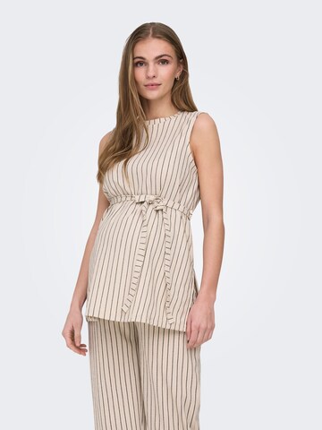 Only Maternity Blouse 'OLMPetris' in Wit: voorkant