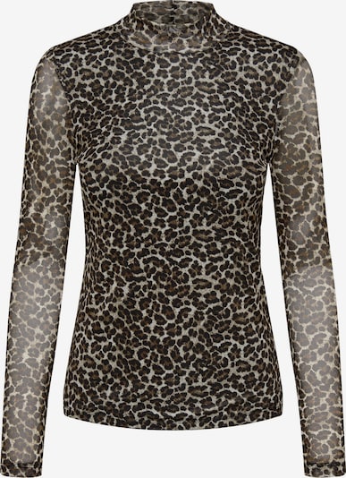 Marškinėliai 'Erica' iš ONLY, spalva – tamsiai ruda / akmens / juoda, Prekių apžvalga