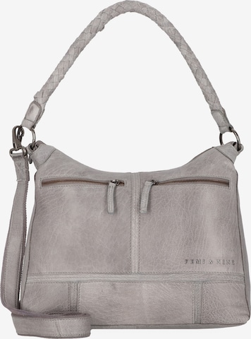 Borsa a spalla 'Femi & Nine' di Greenland Nature in grigio: frontale